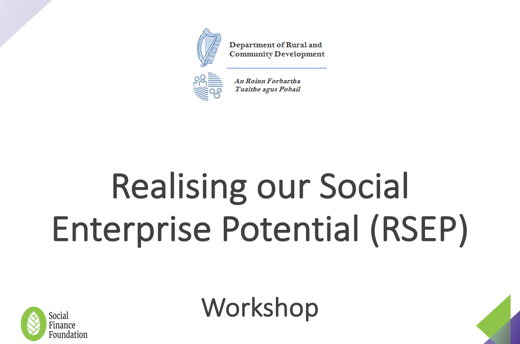 Realising our Social Enterprise Potential (RSEP)