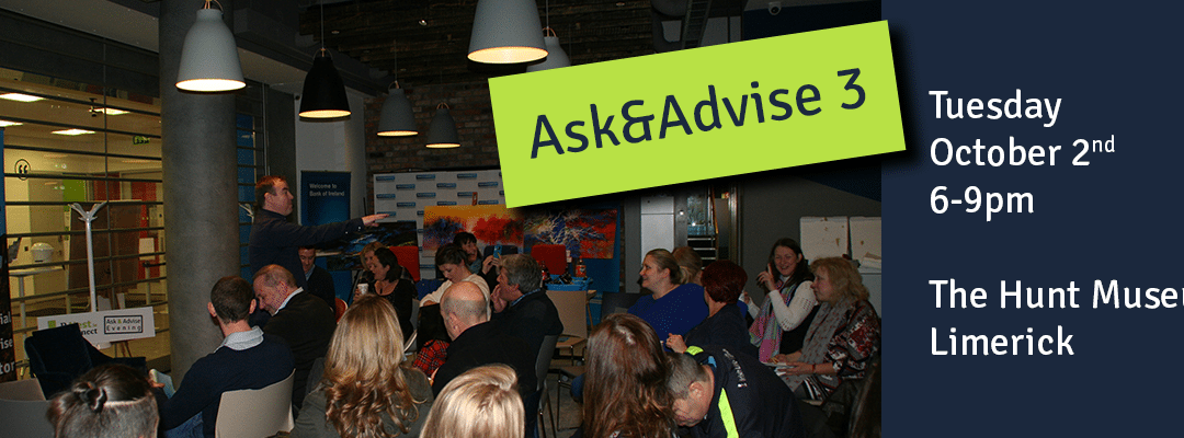 Only two weeks left to out third Ask&Advise Evening!