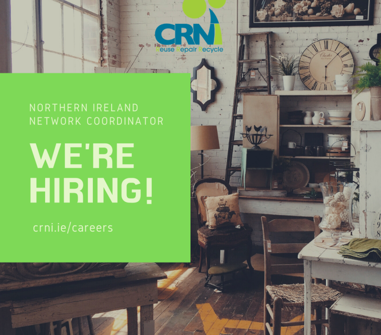 CRNI are hiring! Deadline 19th June 2020