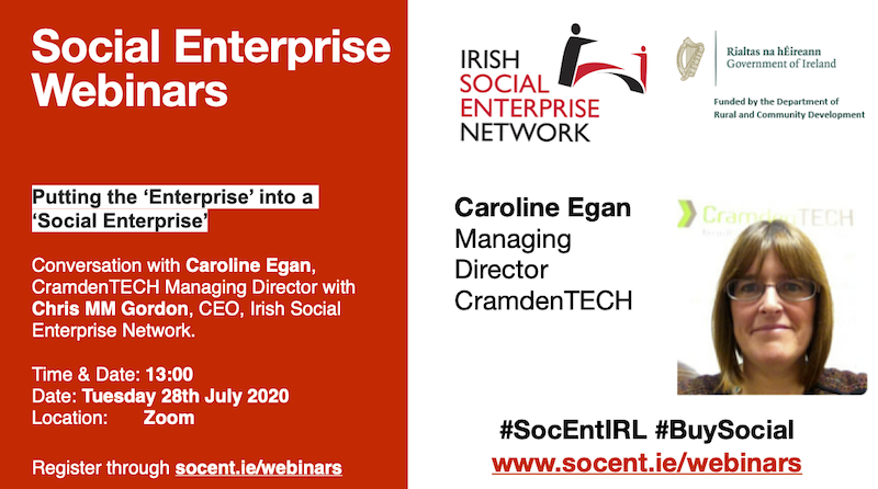 Webinar: Putting the Enterprise in Social Enterprise – Caroline Egan