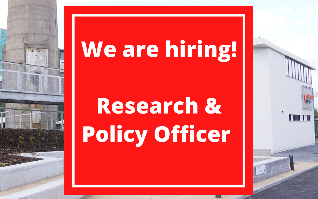 Rediscovery Centre are Hiring! Research & Policy Officer