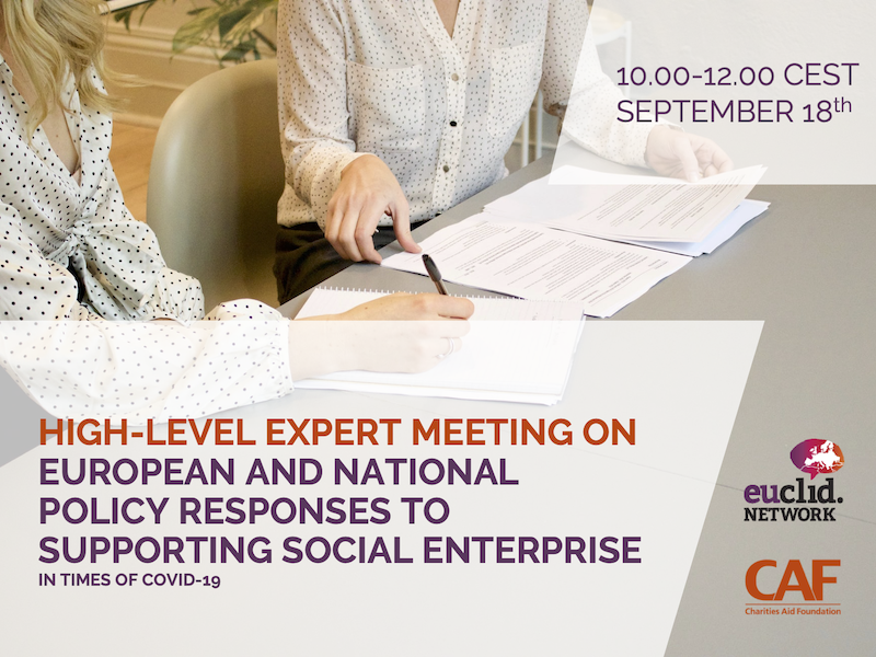We need your help: HIGH-LEVEL EXPERT MEETING ON EUROPEAN AND NATIONAL POLICY RESPONSES TO SUPPORTING SOCIAL ENTERPRISE IN TIMES OF COVID-19