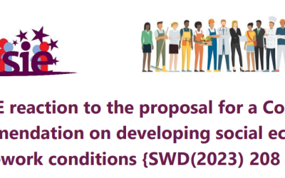 ENSIE’s position and reaction on the proposal for a council recommendation on developing social economy framework conditions.