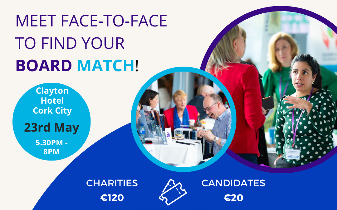 Boardmatch: Charity Trustee Speed-Dating is coming to Cork!