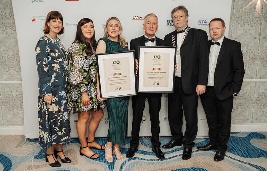Property Marking Ireland for winning the Best Social Enterprise of the Year at the LAMA awards!