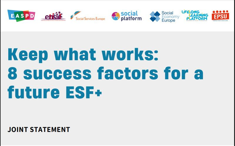 ENSIE raises the alarm on social spending cuts and the future of the European Social Fund